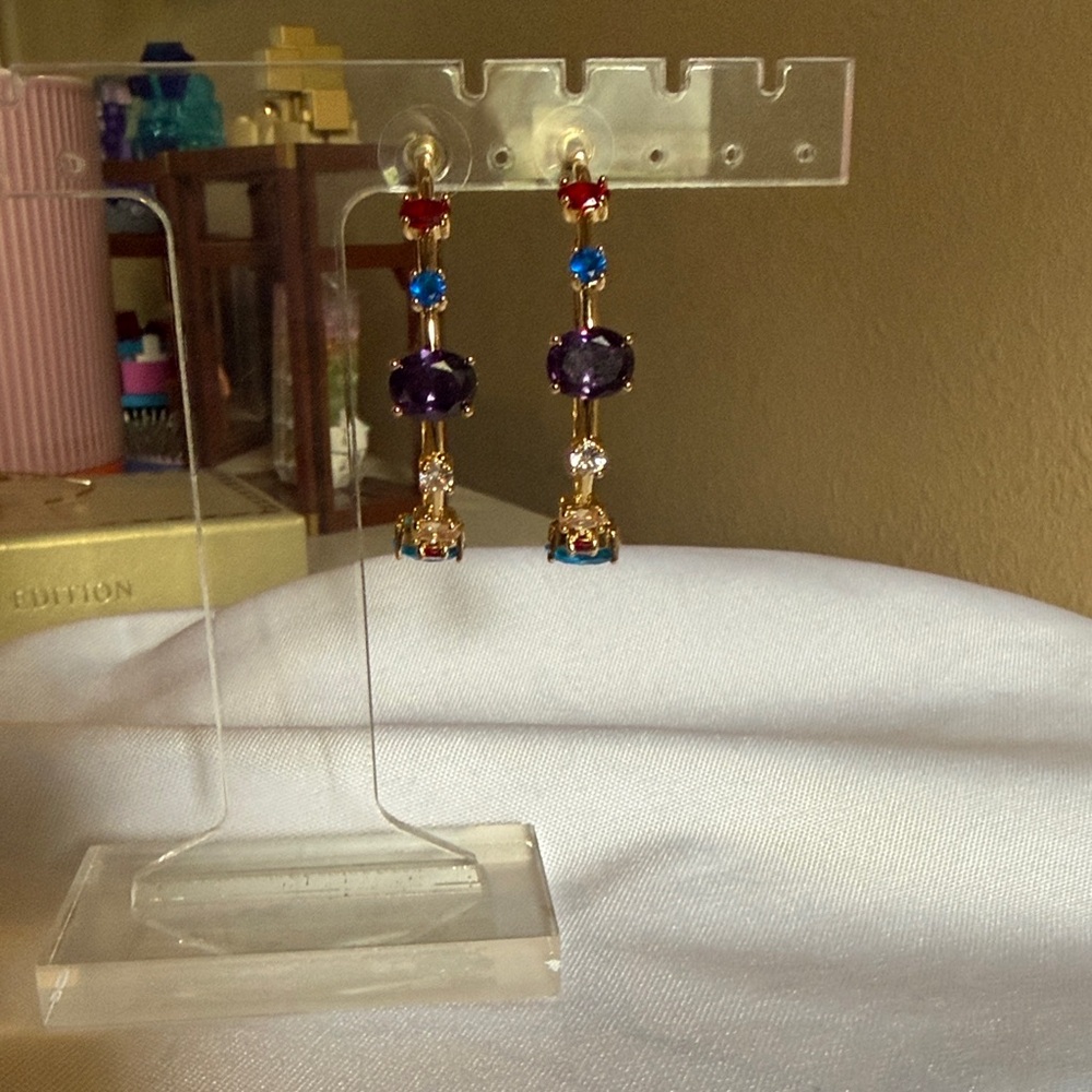 Park Lane Gem Hoop Earrings